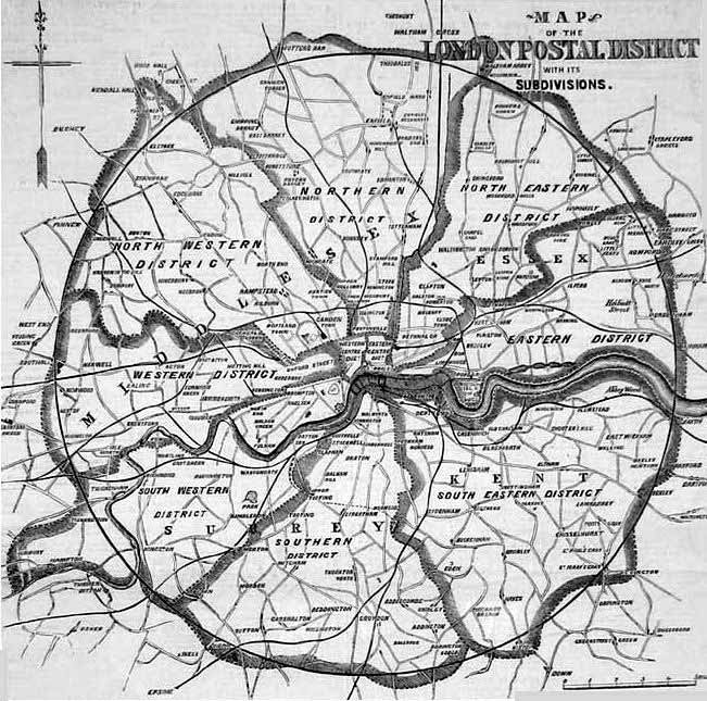 London's first postal districts